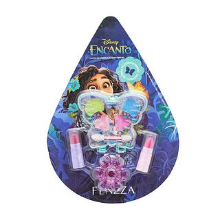 Paleta de Sombras Batom e Brilho Infantil Disney Encanto Fenzza Mod.017 Fenzza