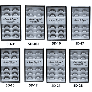 Amor Anjo Cilios 5 pares 100% artesanal