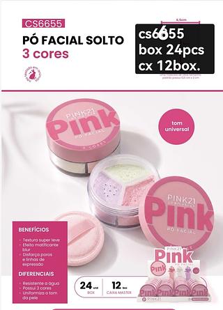 pink21 po solto box 24 pç