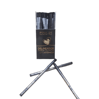 Pink 21 Lapis Delineador A Prova de Agua