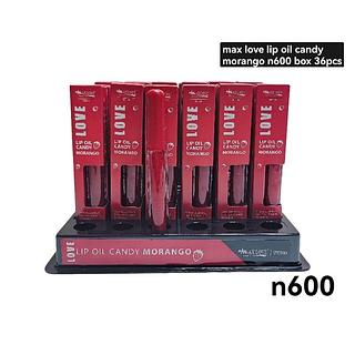 max love lip oil bomb brilhante BOX 36PÇS