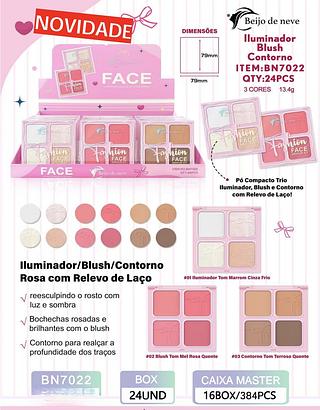Beijo de neve quarteto facial box 24 pçs