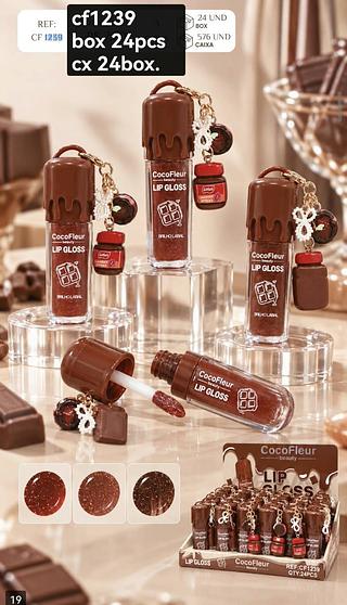 COOCFLEUR LIP GLOSS BOX 24 PÇ