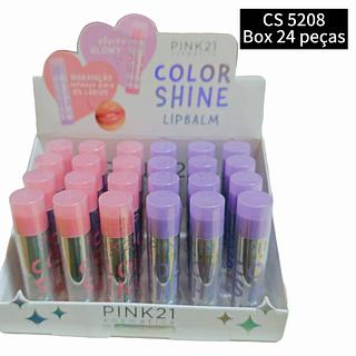 PINK 21 lip balm lip gloss box 24 pç