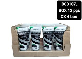 Ludurana Mascara Facial Carvão Ativado box 12 pçs