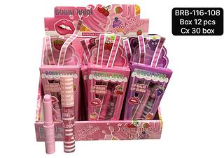 Bobbi Rara Lip Balm e Lip Gloss box 12 pçs