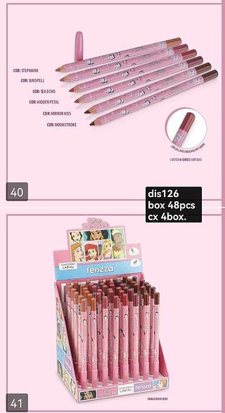 fenzza contorno labial box 48 pç