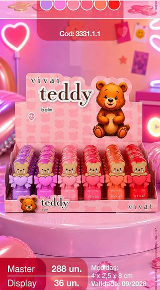 vivai bal teddy box 24 pç