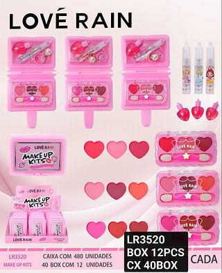love rain make up kits box 12 pç