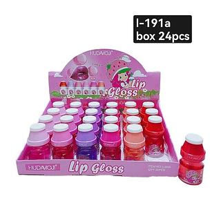 huda moji gloss infantil moranguinho box 24 pç