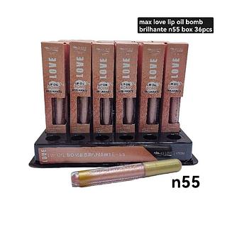 max love lip oil bomb brilhante BOX 36PÇS