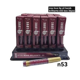 max love lip oil bomb brilhante BOX 36PÇS