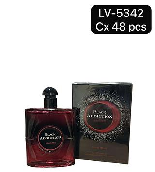 Perfume Black Addiction cx 48 pçs