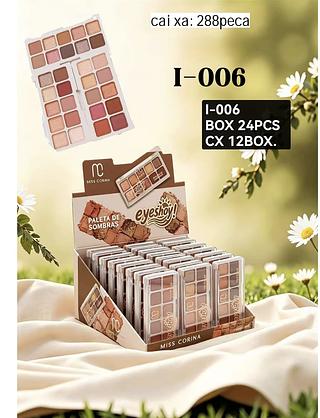 Miss corina paleta de sombras box 24 pçs