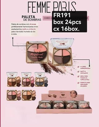 femme paria paleta de sombra box 24 pç