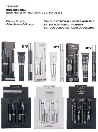 Miss rose duo corporal masculino box 18 pc
