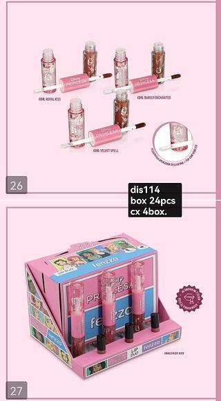 fenzza duo lip box 24 pç
