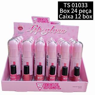 Toque Especial lip gloss labial box 24 pç
