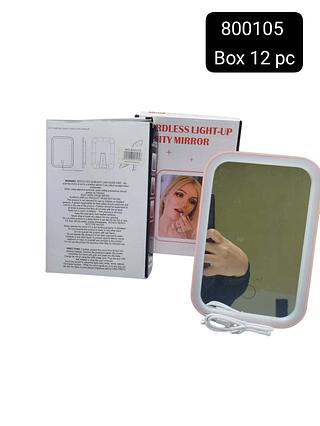Espelho com led box 12 pç