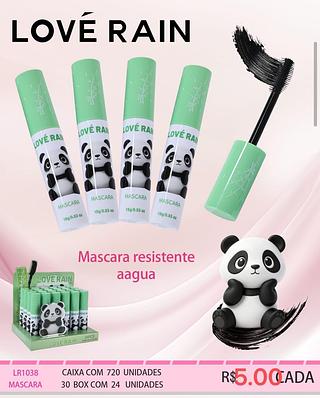 Love rain mascara de cílios box 24 pçs