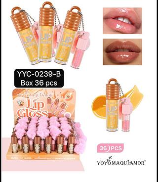 Yoyo Maquiamor Lip Gloss box 36 pçs