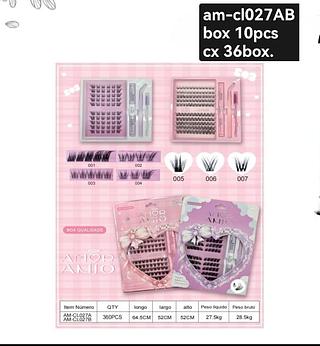 CILIOS AMOR E ANJO BOX 10 PÇ