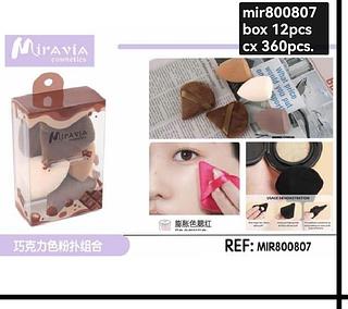 Miravia kit esponja box 12 pc