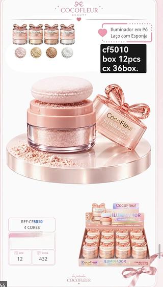 cocofleur iluminador box 12 pç
