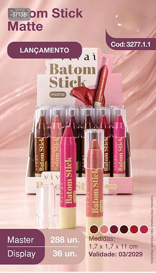 vivai lapis labial box36 pç