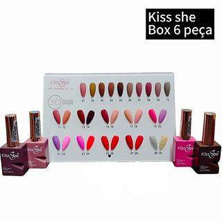 kiss she esmalte box 6 pç