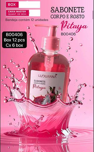 Ludurana Sabonete Corpo e Rosto Pitaya box 12 pçs