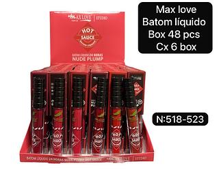 max love batom plump box 48 pç
