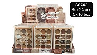 Sarah`s Beauty Paleta de Sombra box 24 pc