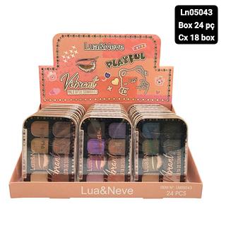 lua e neve paleta de sombra box 24 pç