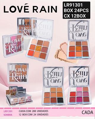 Love rain paleta de sombras box 24 pca