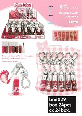 Beijo de neve Lip gloss box 24 pçs