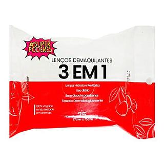 Lenço Demaquilante Super Poderes 3 en 1