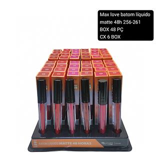 Max Love Batom liquido matte 48horas 256 a 261
