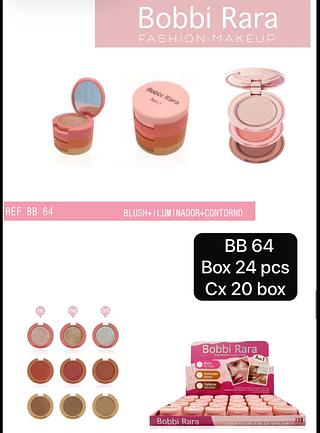 Bobbi Rara Blush, Iluminador e Contorno box
