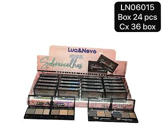 lua e neve sombra de sobranchelha box 24 pç