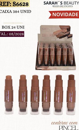 Sarahs beauty contorno box 24 pçs