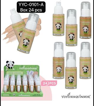 Yoyo Maquiamor Base Liquida box 24 pçs