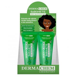 Derma Chem Sabonete Pele Oleosa Ácido Salicílico BOX/6PÇ