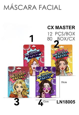 Lua e neve mascara hidratante box 12pc