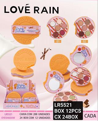 Love rain paleta de sombras box 12 pc